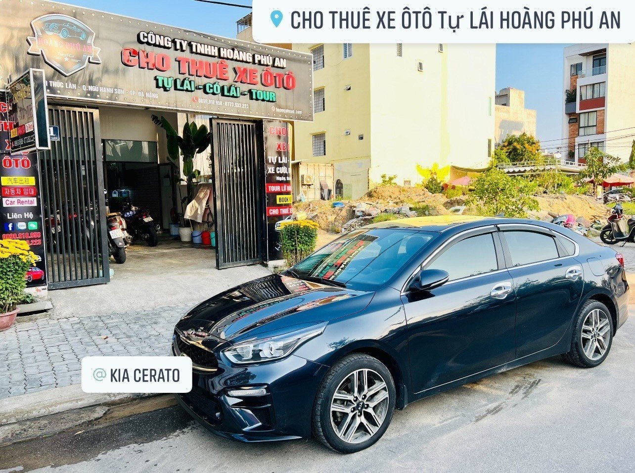Hoang Phú An cho thuê xe kia cerato 4 chỗ tự lái Đà Nẵng