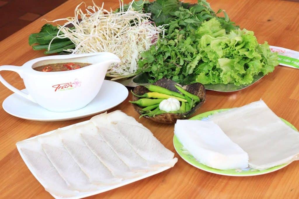 Bánh tráng cuốn thịt heo đặc sản Đà Nẵng