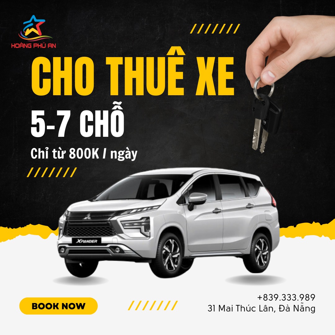 Thuê Xe 7 Chỗ Đà Nẵng: Giá Hấp Dẫn, Giao Xe Nhanh Chóng!